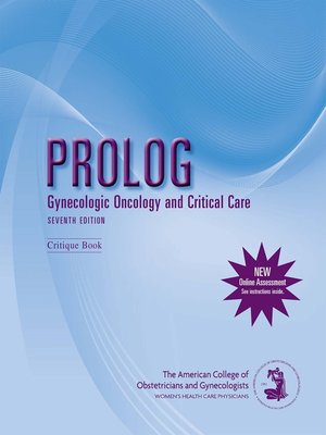 cover image of Gynecologic Oncology and Critical Care